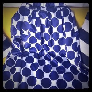 Polka dot maxi skirt
